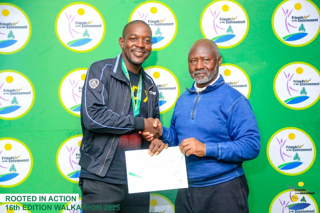 Zimplow representative at the Friends of the Environment community recognition ceremony