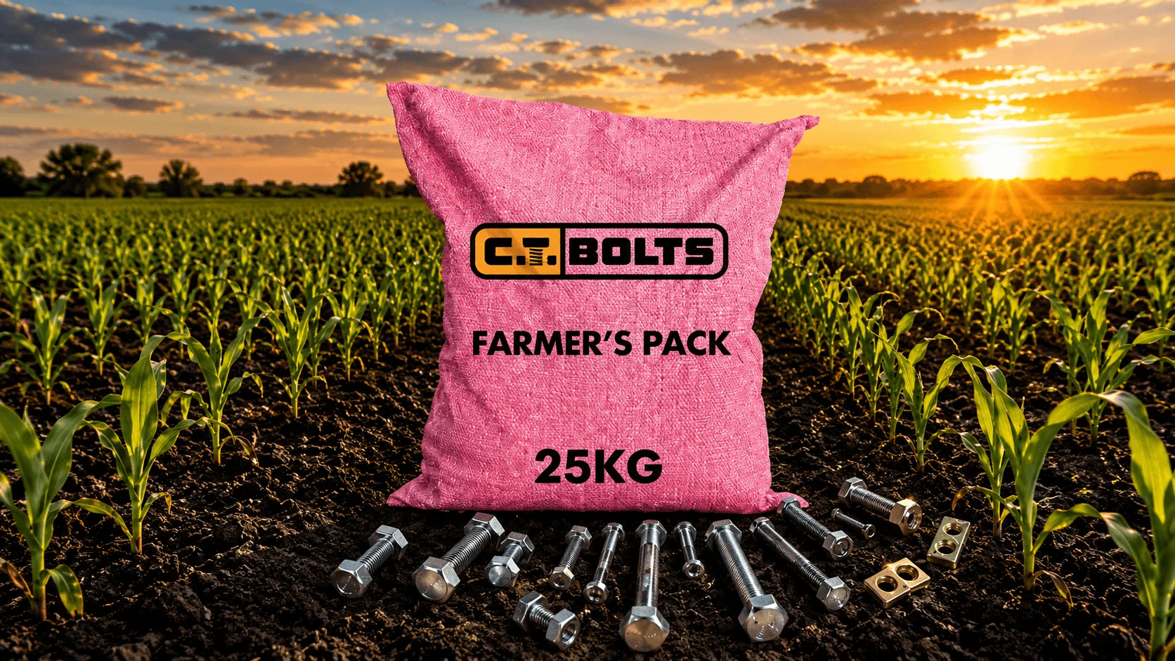 CT Bolts Farmer's Pack fasteners for agricultural machinery
