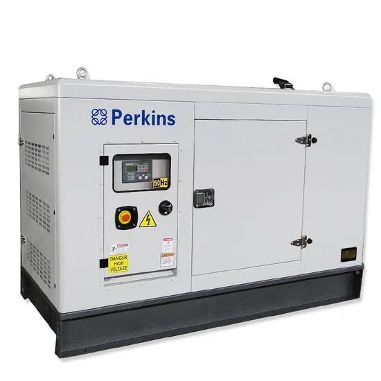 Enclosed Perkins diesel generator supplied by Powermec