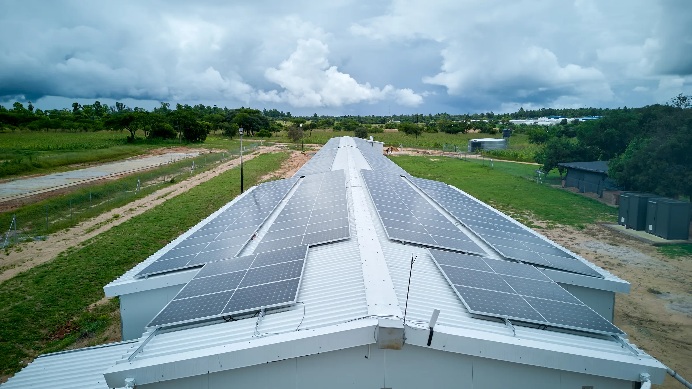 Solar panels installed by Powermec at the Golden York project