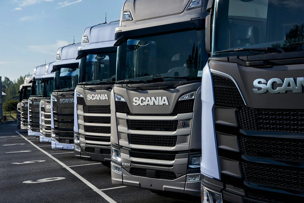Scania commercial trucks supplied by Scanlink