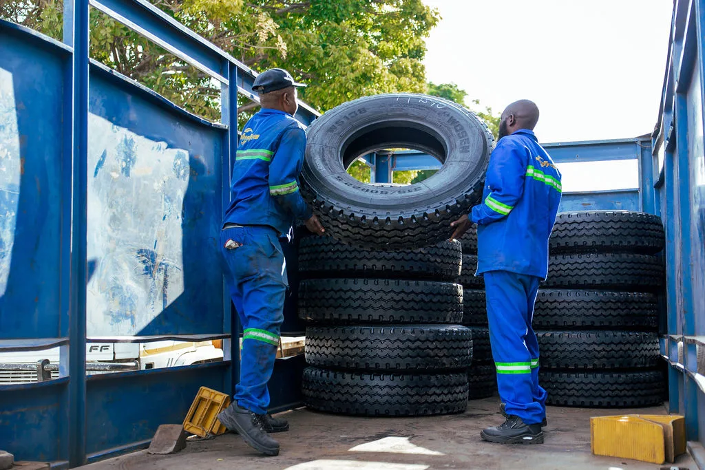 Mining operation supported by Zimplow equipment, tyres and power solutions